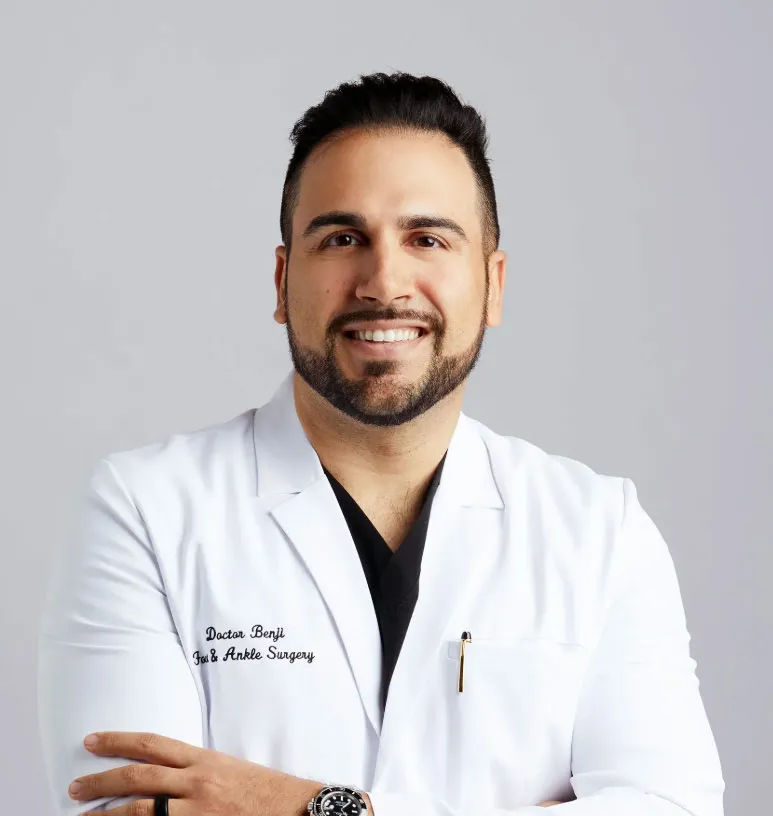 Photo of Dr. Benjamin Tehrani, a podiatrist at CCSS