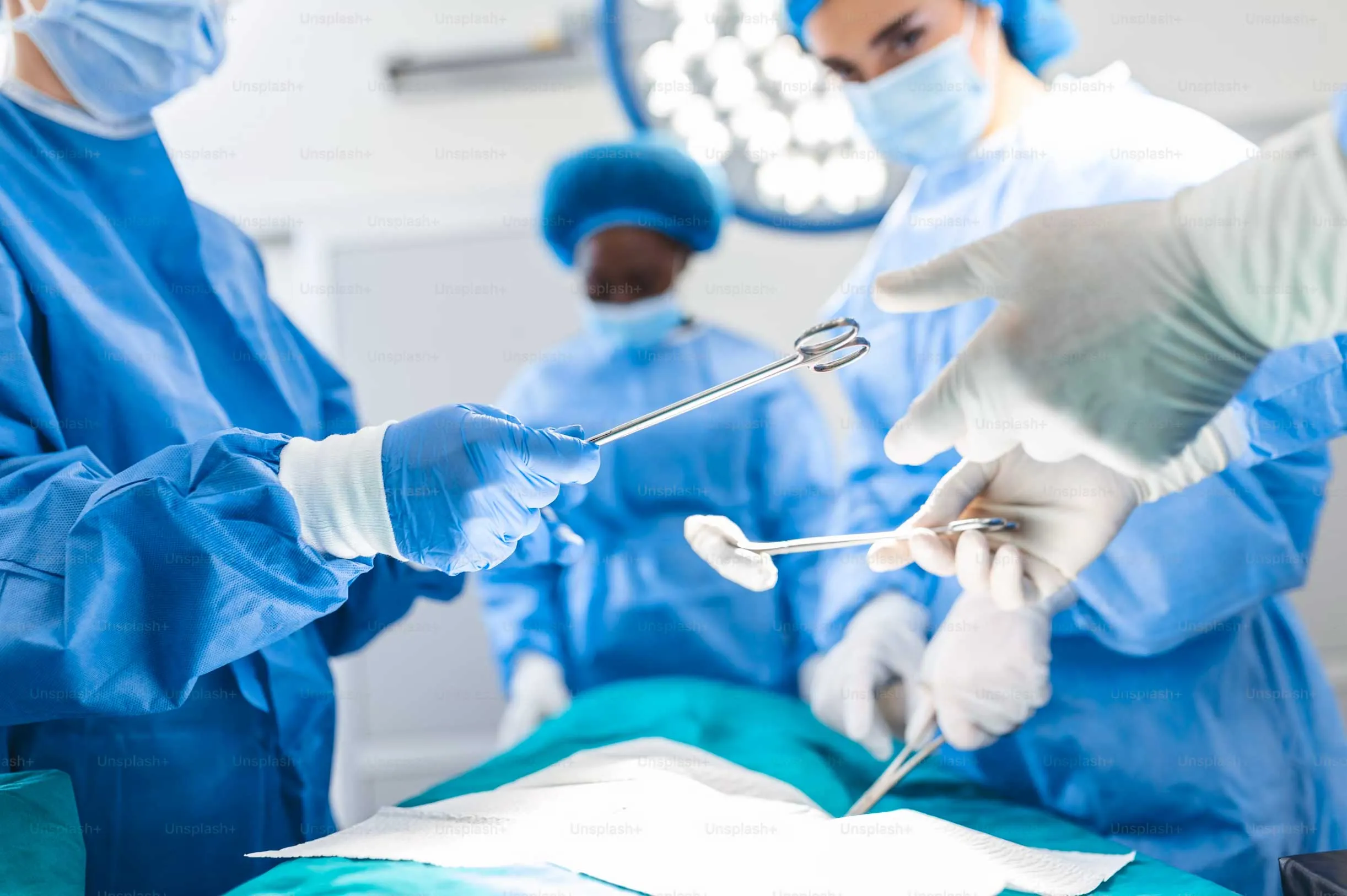 Doctors performing a sugery