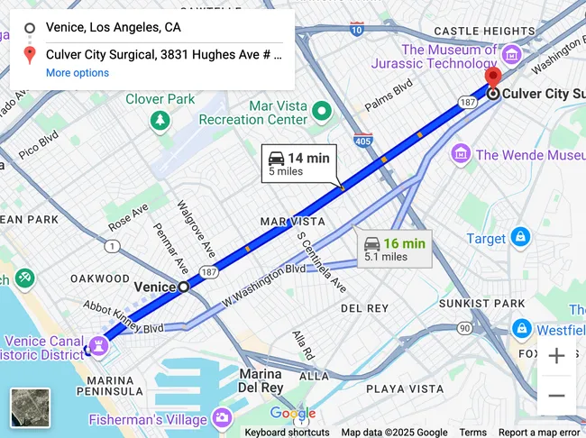 Directions from Venice